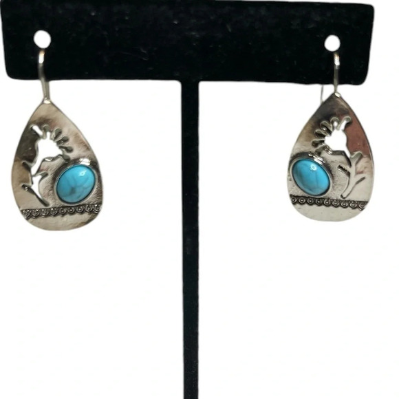 Jewelry - NWT 3 for $20 Turquoise & Silver Dangle Pierced Earrings “you pick 3”
